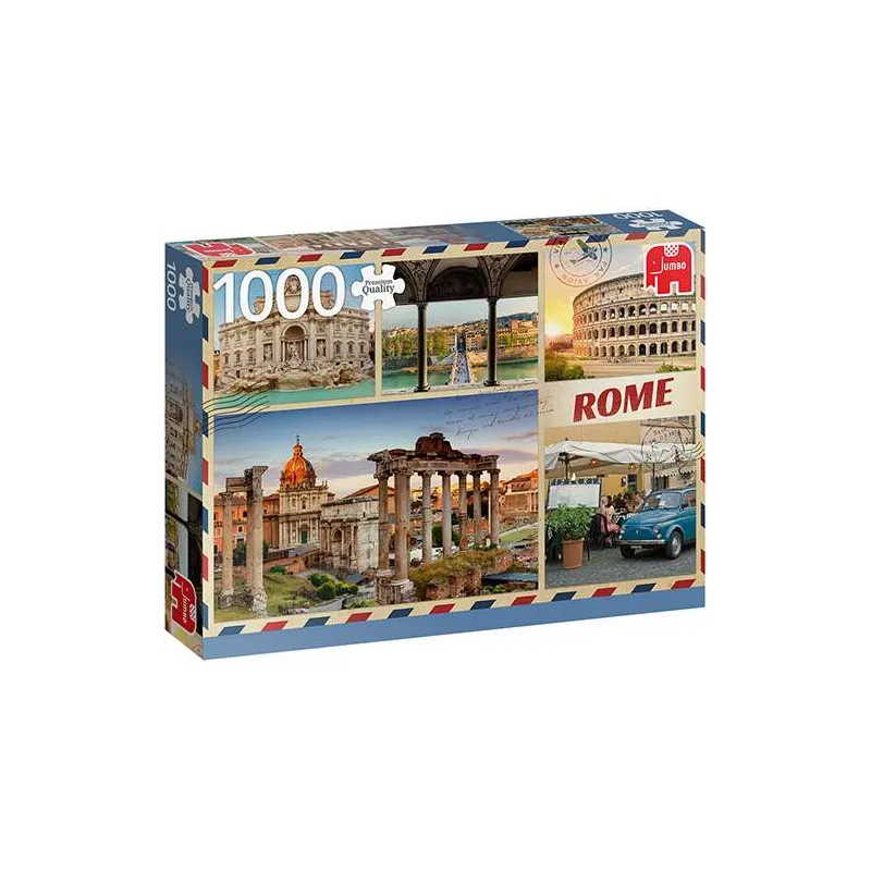 Puzzle Jumbo Saludos desde Roma de 1000 Piezas 18862