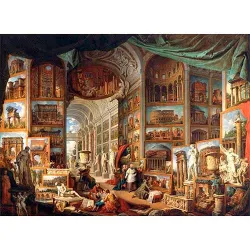 Puzzle Ricordi Galería con vistas a Roma Antigua (Pannini) de 1500 piezas 2901N09688G