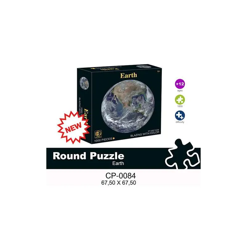 Puzzle redondo 1000 piezas La Tierra