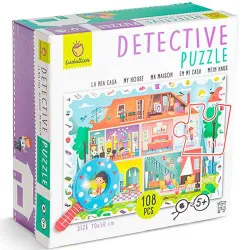 Puzzle Ludattica Baby Detective 108 piezas Mi casa 69274822