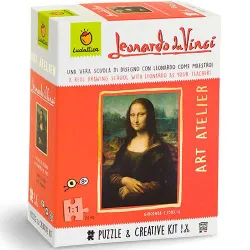 Puzzle Ludattica Mosaico Art Games 224 piezas La Mona Lisa, Da Vinci 69278110
