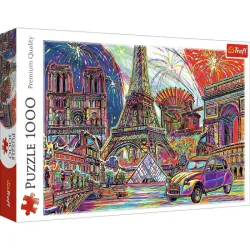 Puzzle Trefl 1000 piezas Colores de París 10524