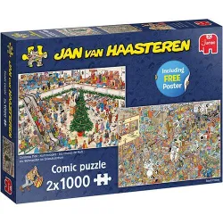 Puzzle Jumbo 2x1000 piezas Compras de vacaciones de Navidad 20033