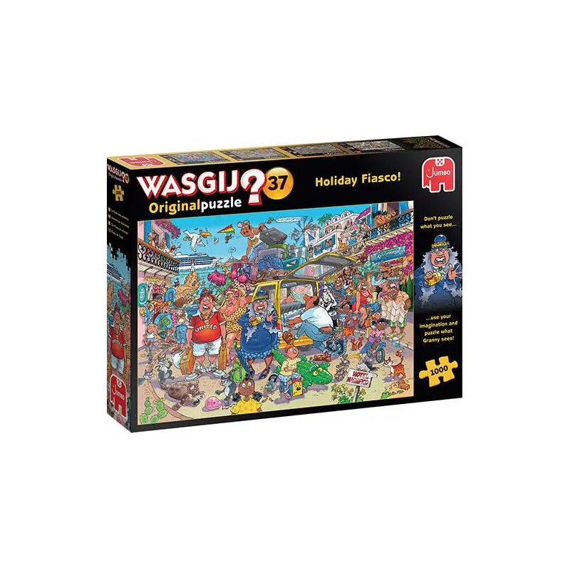 Puzzle Jumbo Original Wasgij 37 Fiasco de vacaciones 1000 piezas 25004