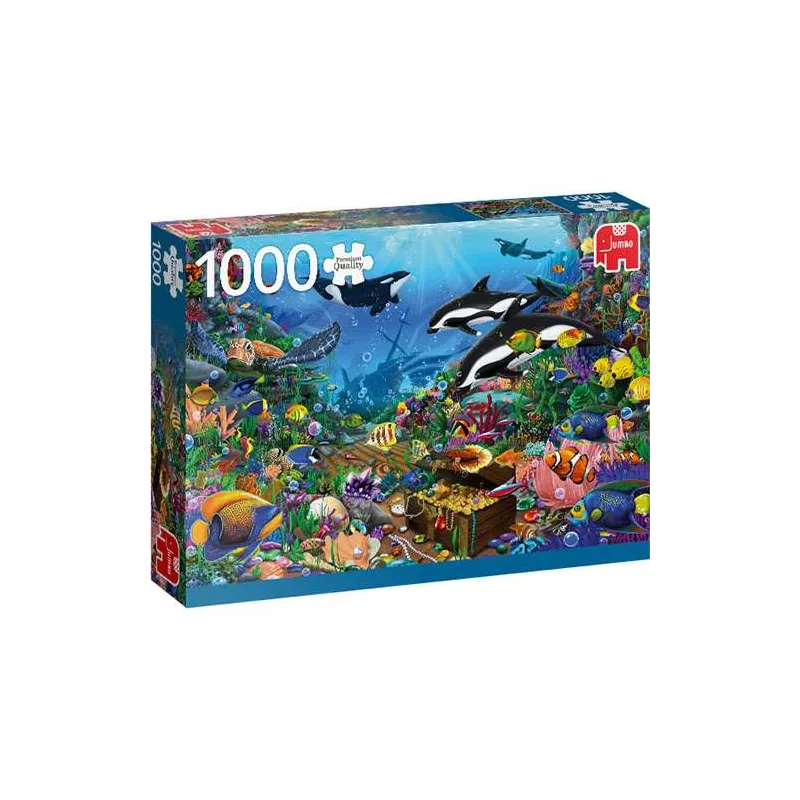 Puzzle Jumbo 1000 piezas Tesoros del fondo del mar 18814