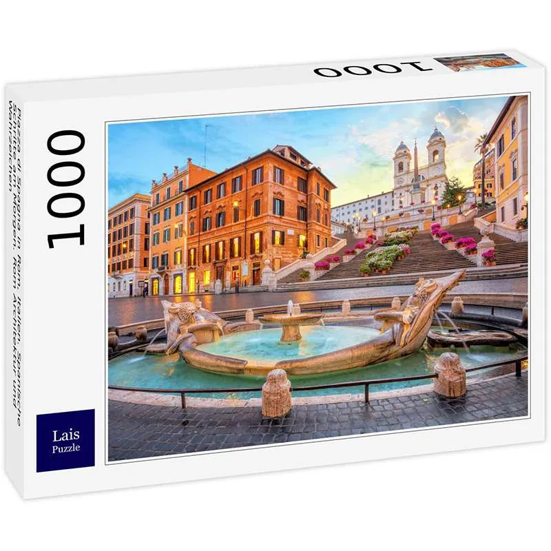 Lais Puzzle 1000 piezas Piazza di Spagna, Roma