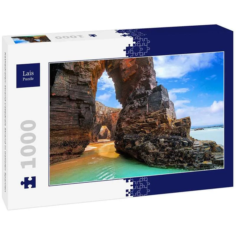 Lais Puzzle 1000 piezas Playa de las Catedrales de Ribadeo, Galicia