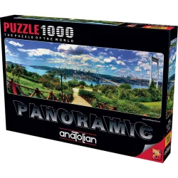 Puzzle Anatolian de 1000 piezas Panoramic Puente sobre el río Bósforo 1028