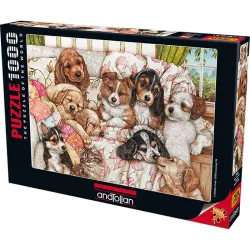 Puzzle Anatolian de 1000 piezas Cachorros de perros 3162