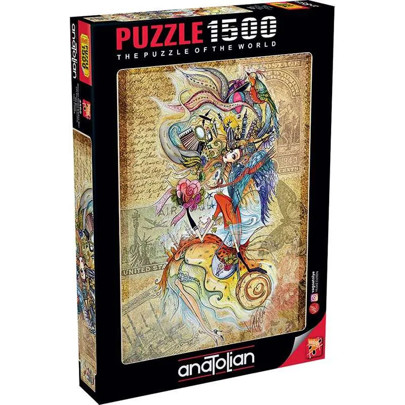Puzzle Anatolian de 1500 piezas Viajera del mundo 4560