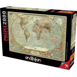 Puzzle Anatolian de 2000 piezas Mapa del mundo 3935