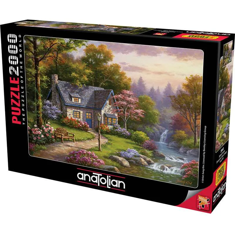 Puzzle Anatolian de 2000 piezas Cabaña Stonybrook Falls 3940