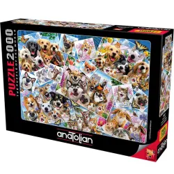 Puzzle Anatolian de 2000 piezas Collage de selfies de mascotas 3947