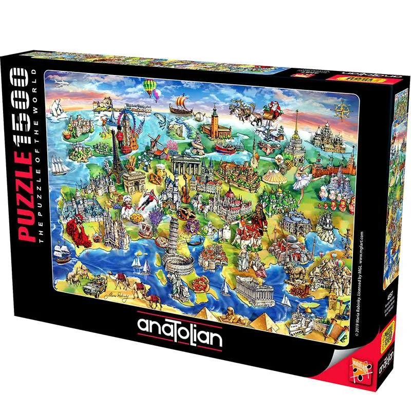 Puzzle Anatolian de 1500 piezas Mundo europeo 4557