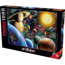 Puzzle Anatolian de 1000 piezas Planetas en el espacio 1033