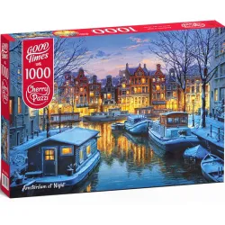 Puzzle Cherry Pazzi 1000 piezas Ámsterdam de noche 30264