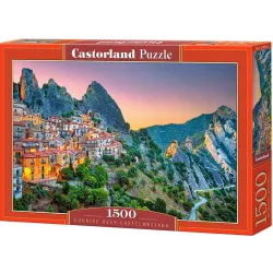 Puzzle Castorland Amanecer en Castelmezzano de 1500 piezas 151912