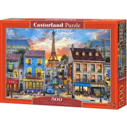 Puzzle Castorland Calles de París de 500 piezas B-52684