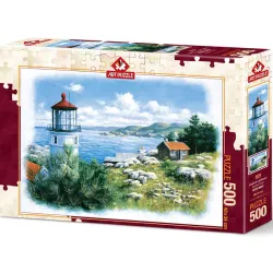 Puzzle Art Puzzle Faro junto al mar de 500 piezas 5076