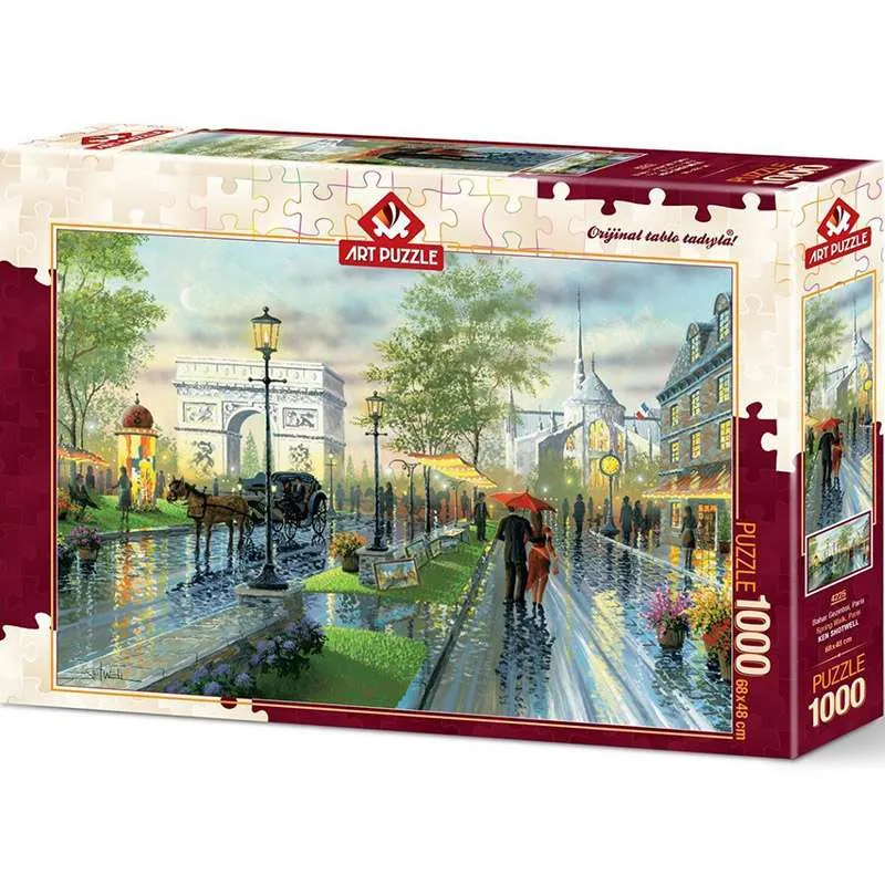 Puzzle Art Puzzle Paseo de primavera en París de 1000 piezas 4225