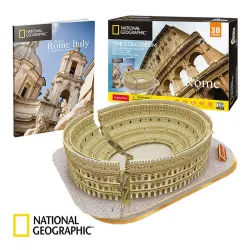 Puzzle 3D Cubicfun National Geographic, Coliseo, Roma de 131 piezas DS0976H
