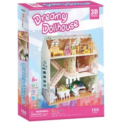 Puzzle 3D Cubicfun Dreamy Dollhouse de 160 piezas P645h
