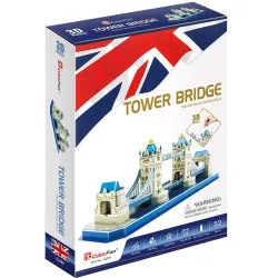 Puzzle 3D Cubicfun Monumentos Puente de la Torre, Londres de 52 piezas C238h