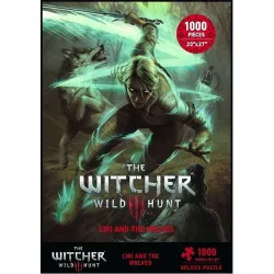 Puzzle Dark Horse The Witcher 3, Ciri and the wolves de 1000 piezas