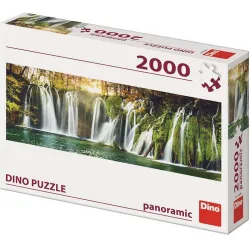 Puzzle Dino Panorámico Cascadas de Plitvice de 2000 piezas 56208