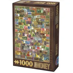 Puzzle DToys Billetes del mundo de 1000 piezas 75277