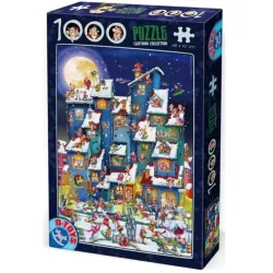 Puzzle DToys Lío de Navidad de 1000 piezas 70869