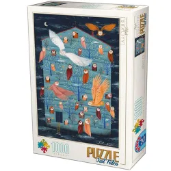 Puzzle DToys Cuento de búhos de 1000 piezas 75970