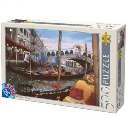 Puzzle DToys Canales de Venecia de 500 piezas 69276