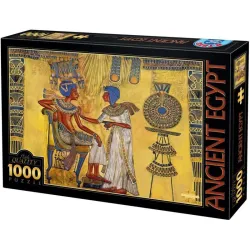 Puzzle DToys Detalle de fresco egipcio de 1000 piezas 65971