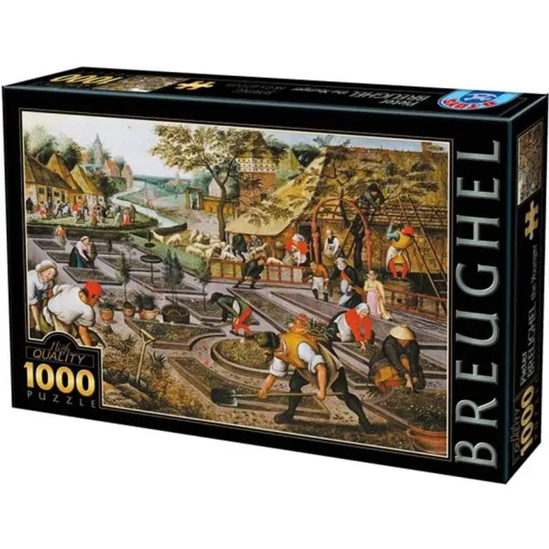 Puzzle DToys Primavera, Brueghel de 1000 piezas 66947