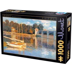 Puzzle DToys El puente de Argenteuil, Monet de 1000 piezas 69672