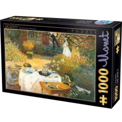 Puzzle DToys El almuerzo sobre la hierba, Monet de 1000 piezas 69689