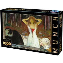 Puzzle DToys Cenizas, Munch de 1000 piezas 75109