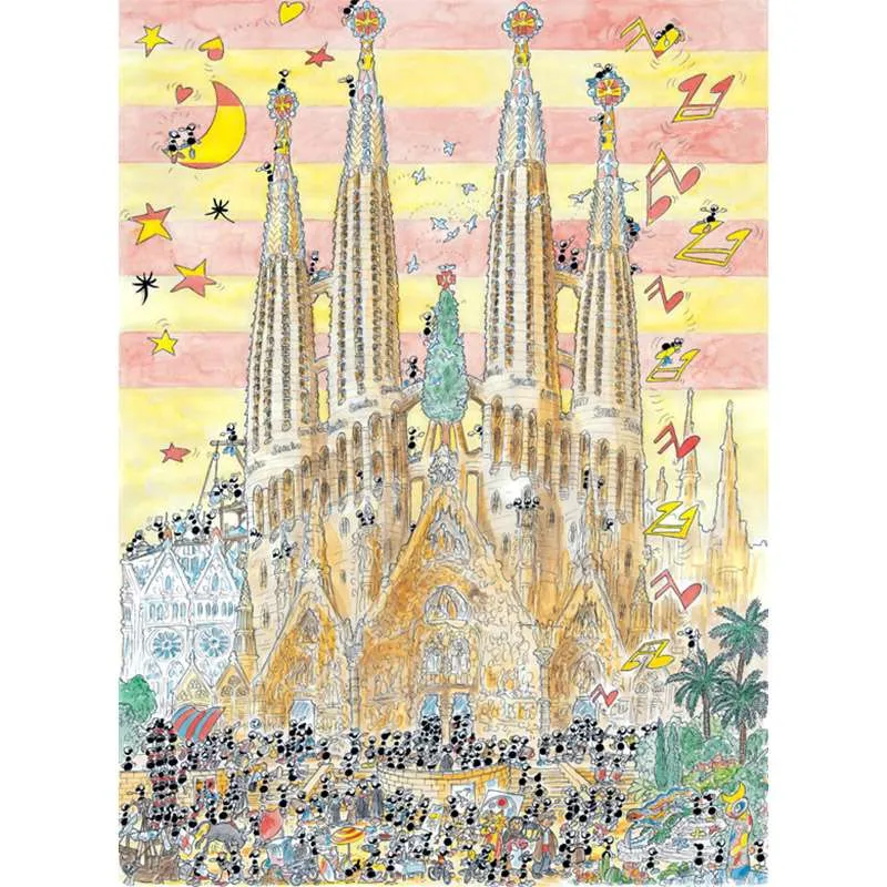 Puzzle Fabio Vettori 1080 piezas Sagrada Familia, Barcelona