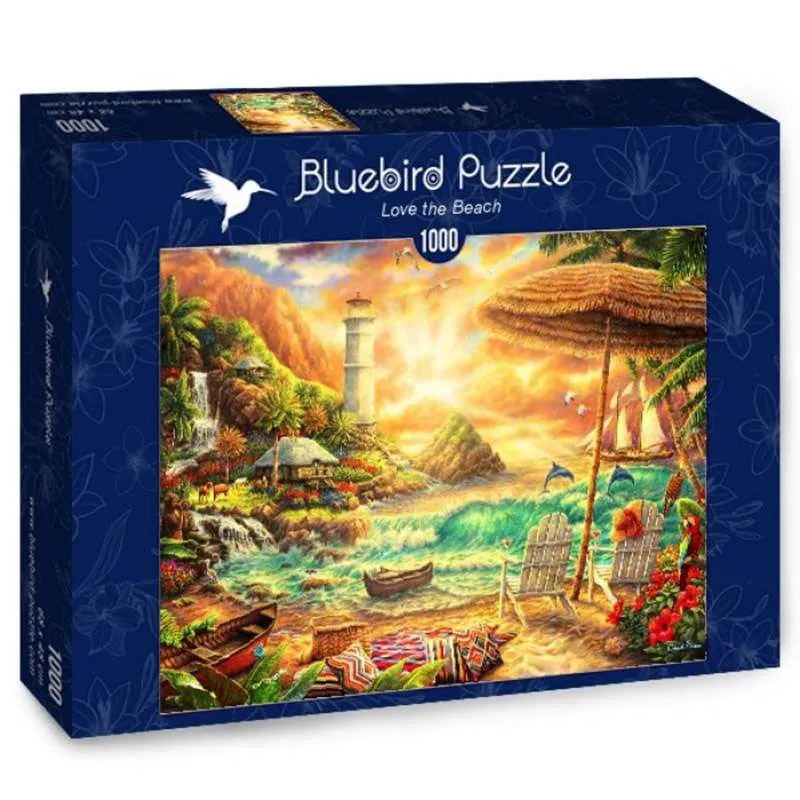 Bluebird Puzzle Amo la playa de 1000 piezas 70417