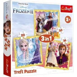Puzzle Trefl 20-36-50 piezas progresivo Frozen 34847