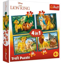Puzzle Trefl 35, 48, 54, 70 piezas progresivo El Rey León 34317