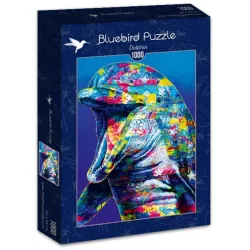 Bluebird Puzzle Delfin colorido de 1000 piezas 70302-P