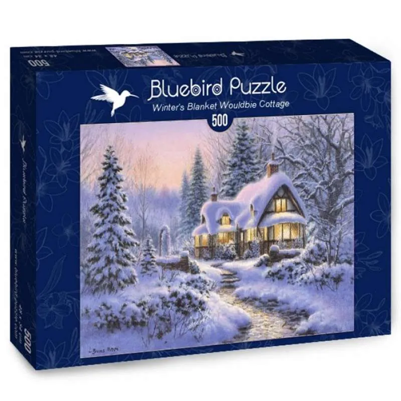 Bluebird Puzzle Manto de invierno en Wouldbie Cottage de 500 piezas 70066
