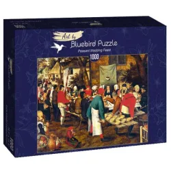 Bluebird Puzzle Fiesta de la boda campesina, Bruegel de 1000 piezas 60025