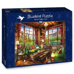 Bluebird Puzzle Vistas en la cabaña del monte de 1000 piezas 70336-P