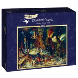 Bluebird Puzzle Alegoría del fuego, Brueghel de 1000 piezas 60091