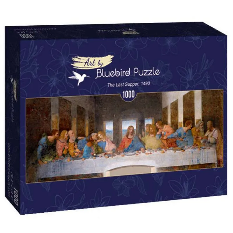 Bluebird Puzzle Panorámico La última cena, Da Vinci de 1000 piezas 60101