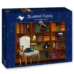 Bluebird Puzzle Biblioteca vintage de 1000 piezas 70225