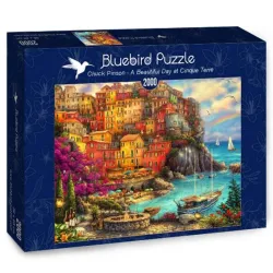 Bluebird Puzzle Bonito día en Cinque Terre de 2000 piezas 70055
